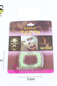 Siêu Rẻ - Răng Nanh Ma Cà Rồng Màu Xanh Lá