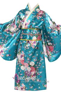 Kimono Nhật Cho Bé Gái - Phi Xanh Hoa