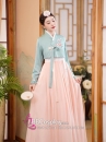 Hanbok Hàn Quốc Thêu Hoa Voan Cao Cấp