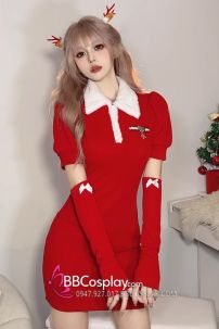 Đầm Noel Siêu Dễ Thương Cho Nữ