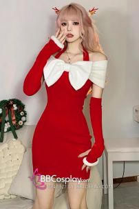 Váy Ngắn Noel Nữ Siêu Đáng Yêu