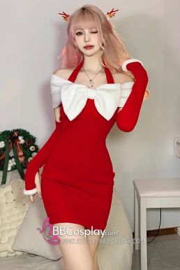 Váy Ngắn Noel Nữ Siêu Đáng Yêu