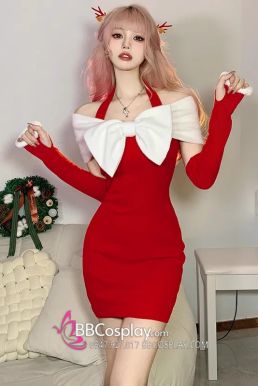 Váy Ngắn Noel Nữ Siêu Đáng Yêu