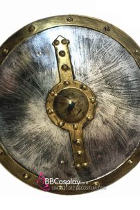 Khiên Chiến Binh Viking - Khiên Nhựa Đường Kính 50Cm