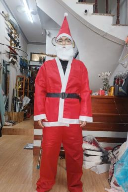 [SIÊU RẺ] COMBO 5 Món Trang Phục Ông Già Noel Vải NỈ