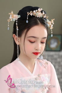 Bộ Trâm Cài Cổ Trang Xuân Hoa