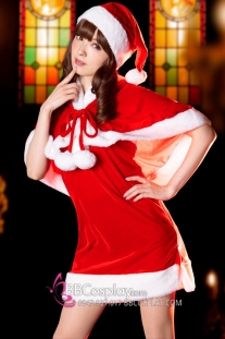 Váy Noel Cúp Ngực Có Choàng Vai - Có Ảnh Thật