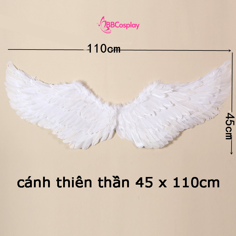 Cánh Thiên Thần Lông Ngỗng 105X 43 Cm