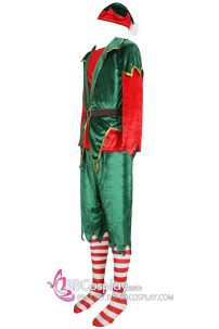 Bộ Yêu Tinh Xanh Noel Vải Nhung