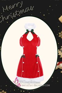 Váy Noel Sexy Đỏ Hở Lưng Quyến Rũ