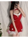 Váy Noel Khoét Eo Hở Lưng Sexy Girl Phối Lông Quyến Rũ