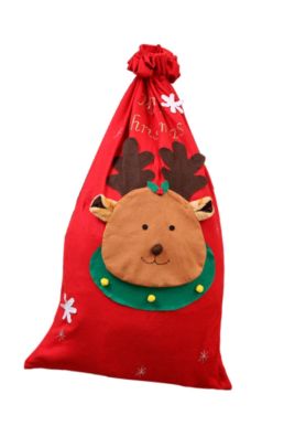 Túi Quà Ông Già Noel Tuần Lộc Bigsize Size 90*60Cm