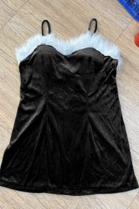 Đồ Noel Sexy Nhung Đen - Có Ảnh Thật