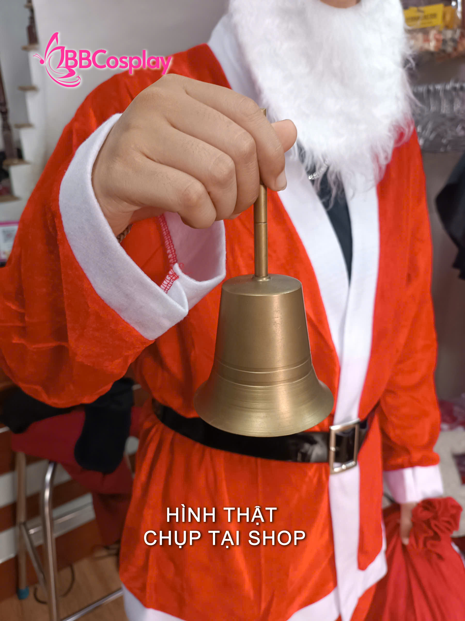 [SIÊU RẺ] Bộ Ông Già Noel 5 Món Vải NHUNG