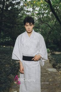 Nagagi Trắng Vân Sọc Thắt Lưng Đen