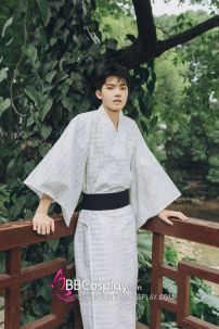 Nagagi Trắng Vân Sọc Thắt Lưng Đen