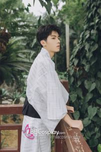 Nagagi Trắng Vân Sọc Thắt Lưng Đen