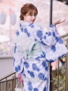Áo Yukata Cẩm Tú Cầu Tặng Kèm Thắt Lưng
