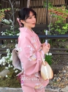Áo Yukata Momoiro Tặng Kèm Thắt Lưng