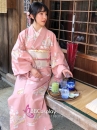 Áo Yukata Momoiro Tặng Kèm Thắt Lưng