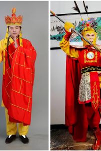 Trang Phục Đường Tam Tạng Tây Du Kí - Mẫu Áo Vàng Cà Sa Đỏ