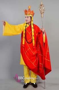 Đồ Đường Tam Tạng Tây Du Kí - Mẫu Áo Vàng Cà Sa Đỏ
