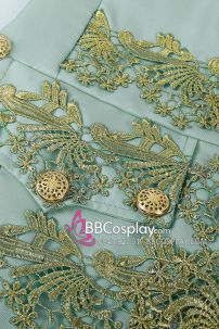 Đồ Cổ Điển Xanh Ngọc Rococo Aristocrat Thời Trung Cổ Marie Cho Quý Ông