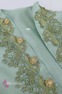 Đồ Cổ Điển Xanh Ngọc Rococo Aristocrat Thời Trung Cổ Marie Cho Quý Ông