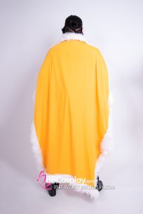Áo Choàng Vàng Viền Lông
