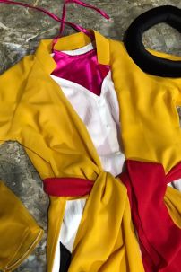 Áo Tứ Thân Quan Họ Áo Cam Váy Đen