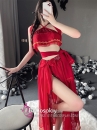 Trang Phục Hằng Nga Đỏ Sexy Hỷ Lạc Thường