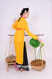 Đồ Tứ Thân Vàng Yếm Hồng Đụp Đen