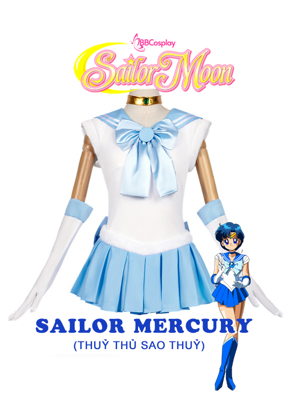 Trang Phục Thủy Thủ Sao Thuỷ Mizuno Ami - Sailor Mercury