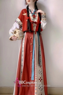 Bộ Trang Phục Tây Vực Thời Nhà Đường