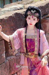 Trang Phục Tây Song Bản Nạp Tím