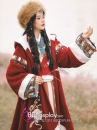 Trang Phục Mongolia Tây Vực Có Choàng Nón