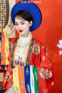 Đồ Nhật Bình Đỏ In Phụng