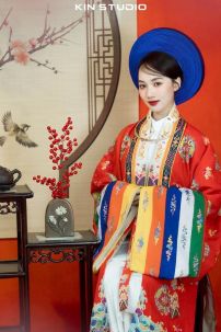 Đồ Nhật Bình Đỏ In Phụng