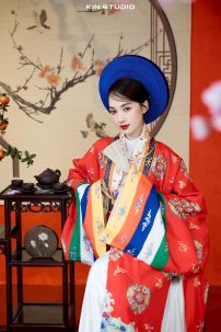 Đồ Nhật Bình Đỏ In Phụng