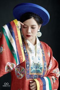 Đồ Nhật Bình Đỏ In Phụng