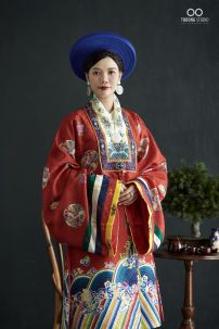 Đồ Nhật Bình Đỏ In Phụng