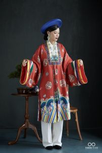 Đồ Nhật Bình Đỏ In Phụng