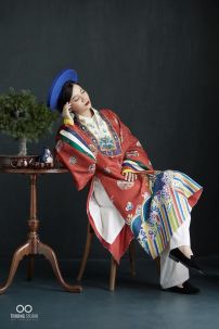 Đồ Nhật Bình Đỏ In Phụng