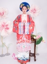 Trang Phục Nhật Bình Đỏ In Phụng