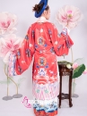 Trang Phục Nhật Bình Đỏ In Phụng