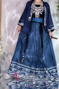 Quần Áo Tây Vực Xanh Thời Tống