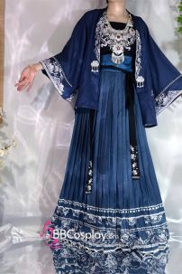 Quần Áo Tây Vực Xanh Thời Tống