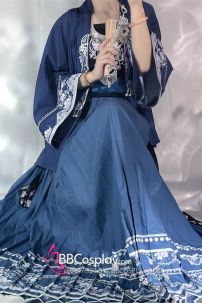 Quần Áo Tây Vực Xanh Thời Tống