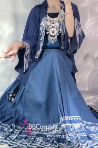 Quần Áo Tây Vực Xanh Thời Tống