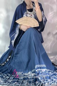 Quần Áo Tây Vực Xanh Thời Tống